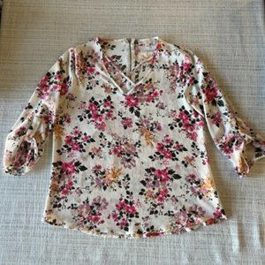 Floral 1/2 Sleeve Blouse